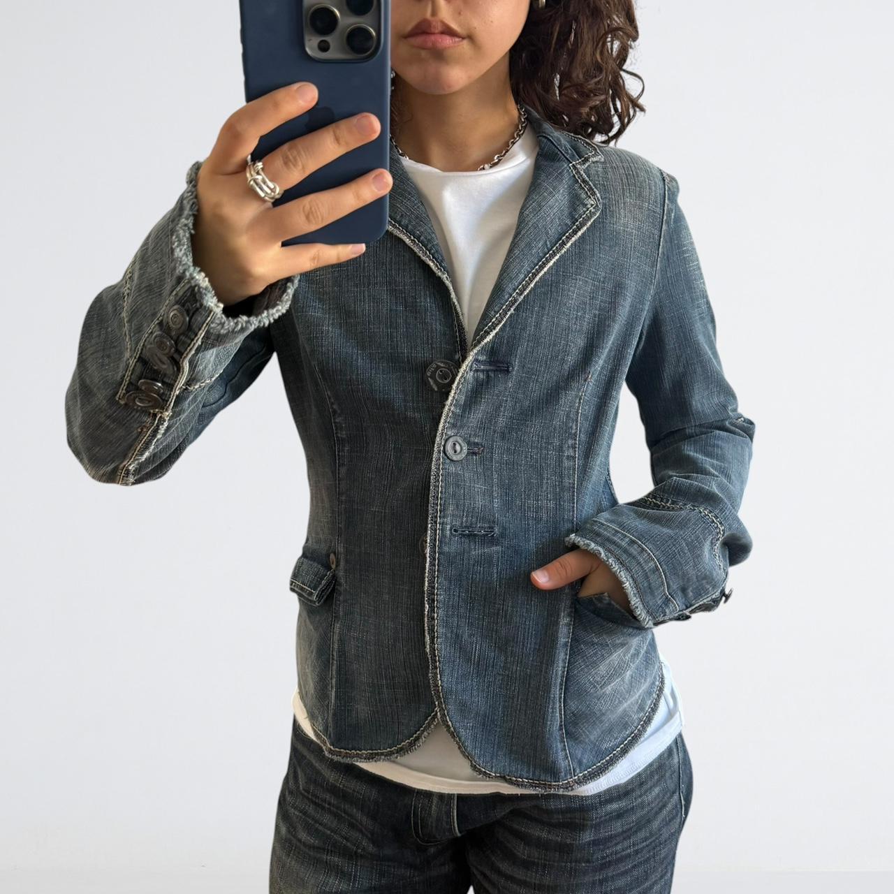 Marithé + François Girbaud 90s Denim Blazer