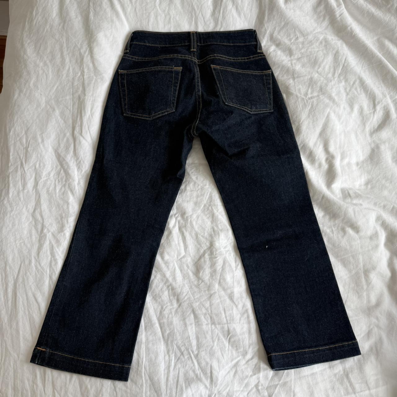 Gap Y2K Dark Wash Bootcut Capri Jeans