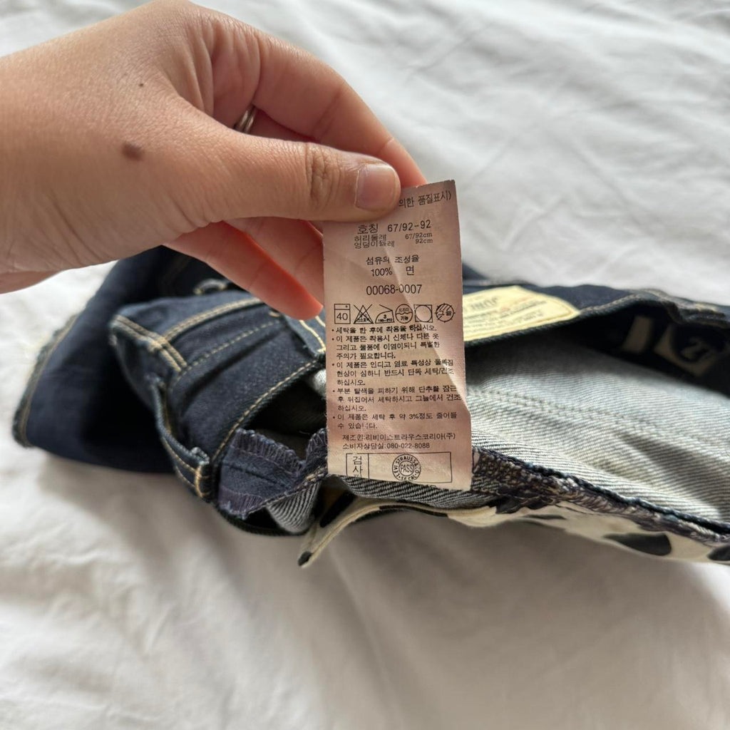 Levi's Engineered Jeans Dark Indigo Denim Mini Skirt