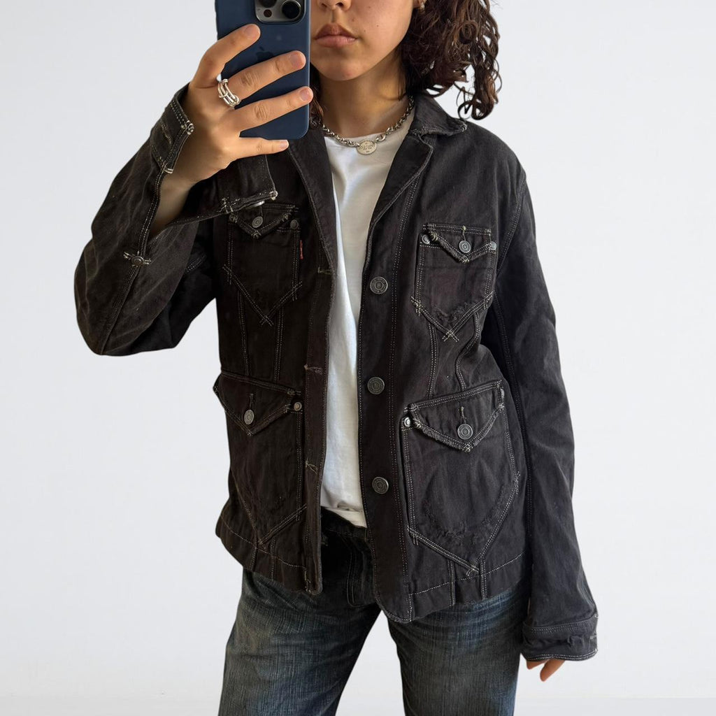 Levi's Engineered Jeans Black Denim Jacket
