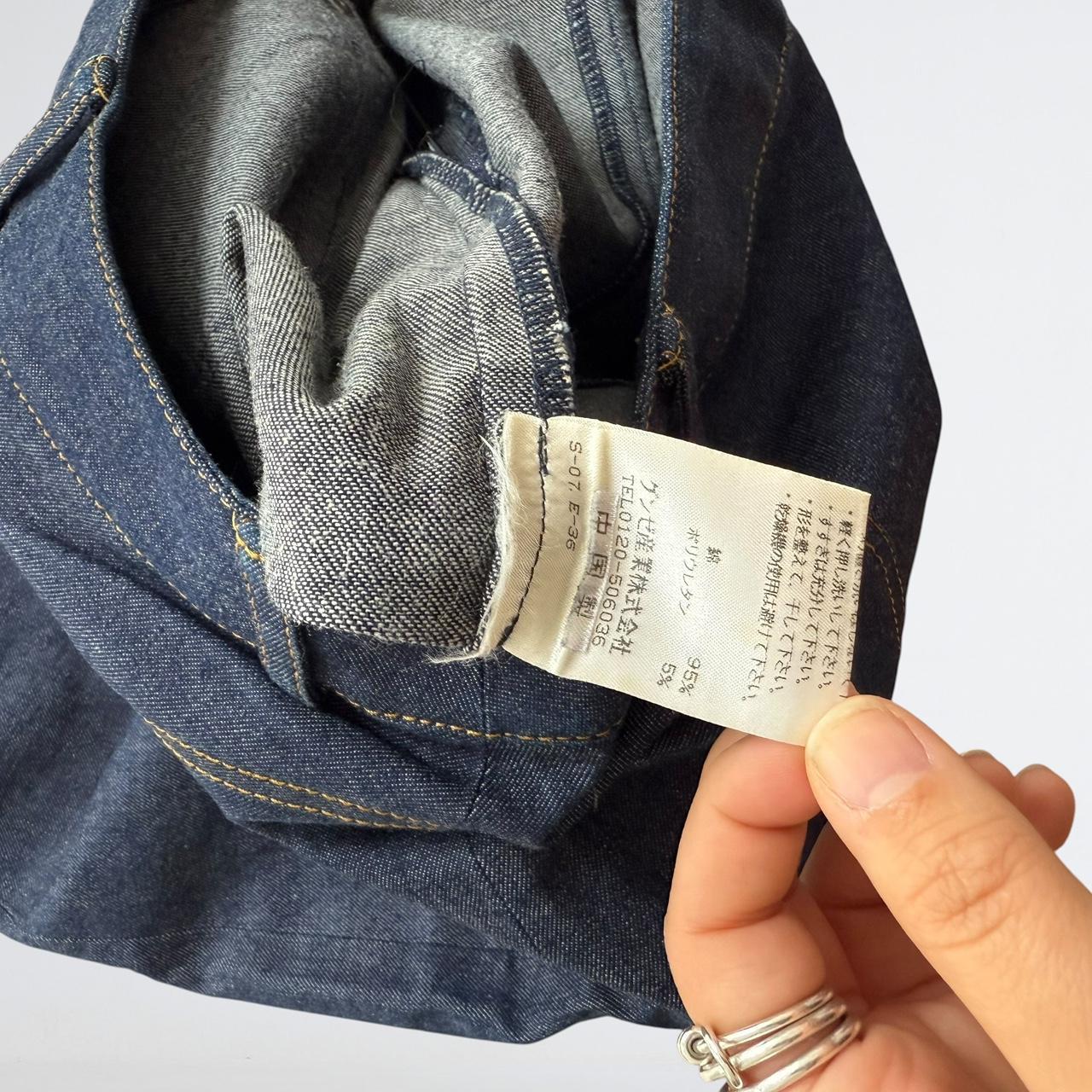 Morgan de Toi Indigo Denim Midi Skirt