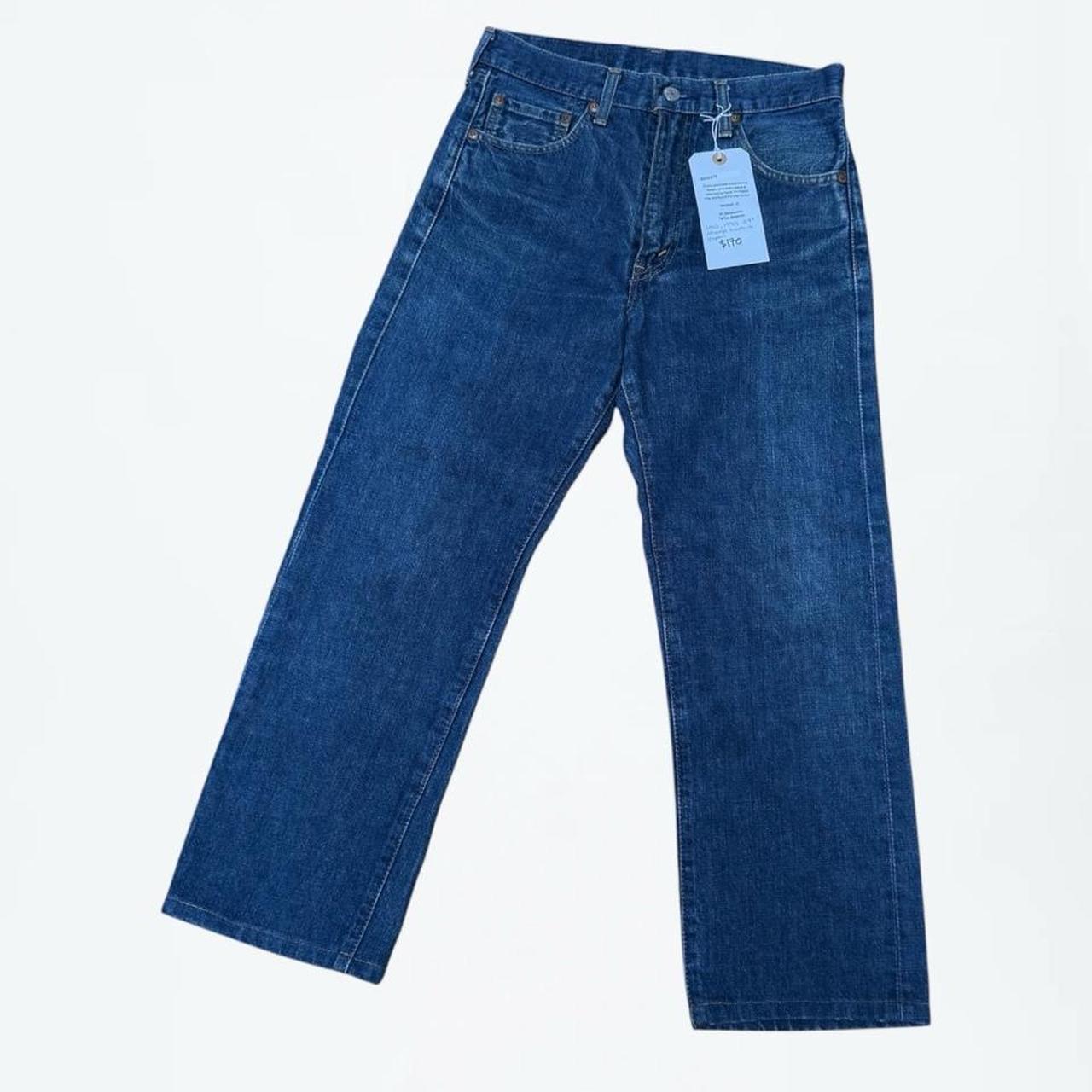 Levi's 1990s Japanese Big E Selvedge Jeans, Dark Whiskered (28 x 26.5)