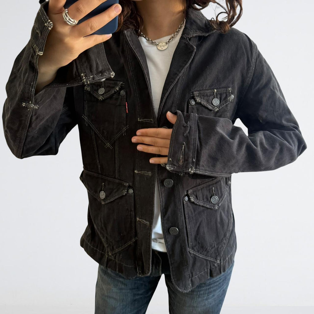Levi's Engineered Jeans Black Denim Jacket