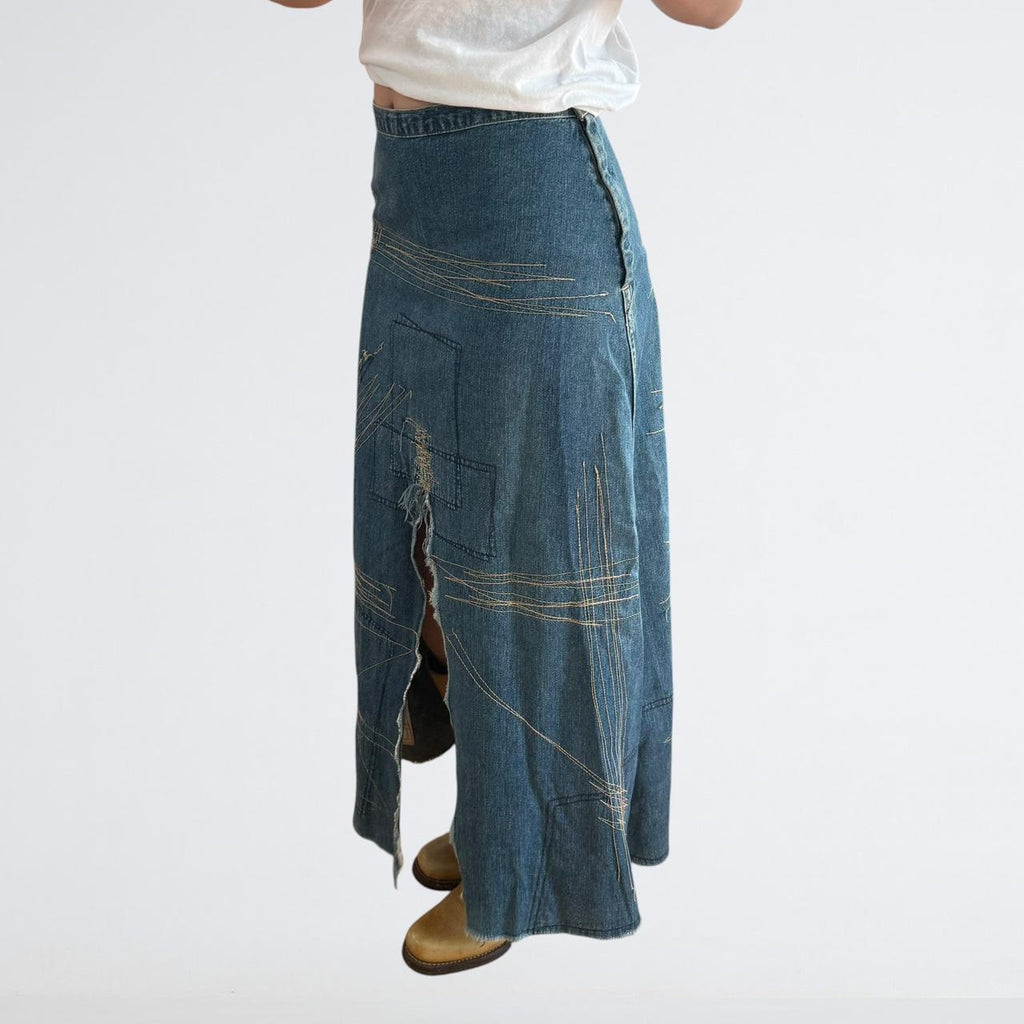 Hysteric Glamour Denim Maxi Skirt