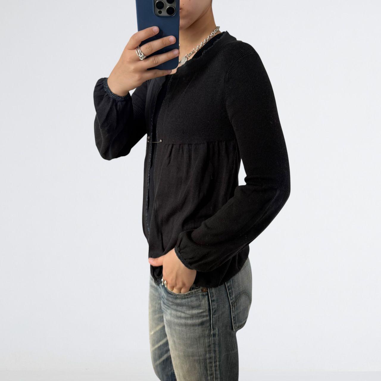 Limi Feu Safety Pin Bubble Cardigan