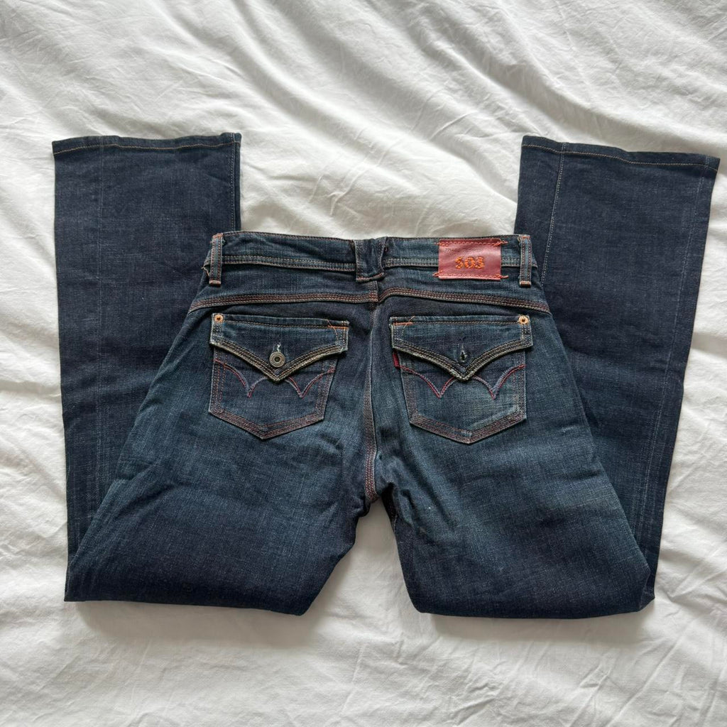 Edwin 503 Dark Indigo Flare Jeans