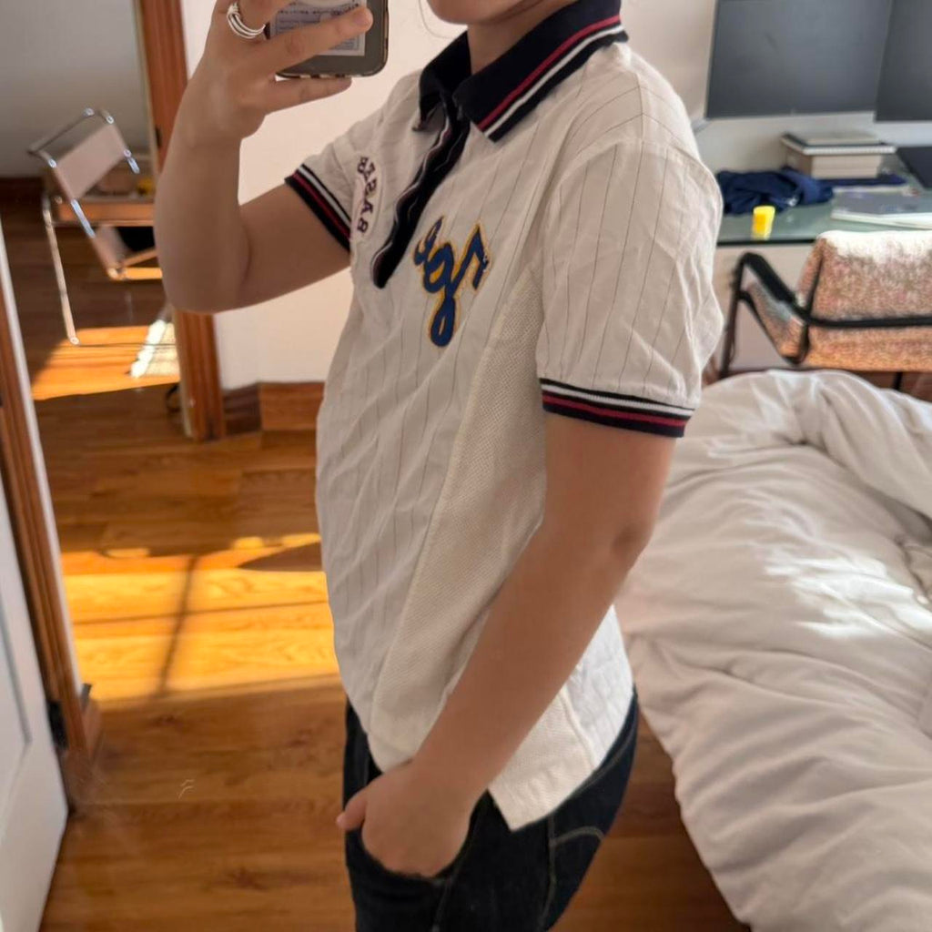 Dolce & Gabbana Y2K Baseball Polo Shirt