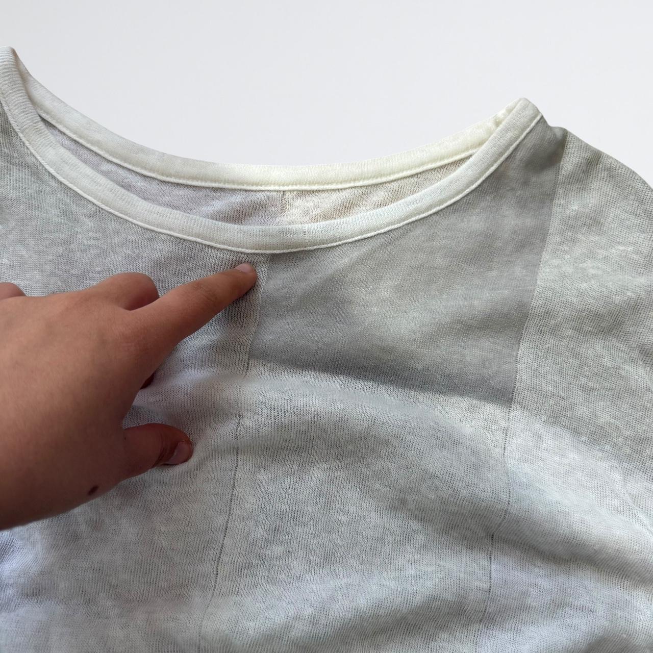 Y's Silk Linen Striped Top
