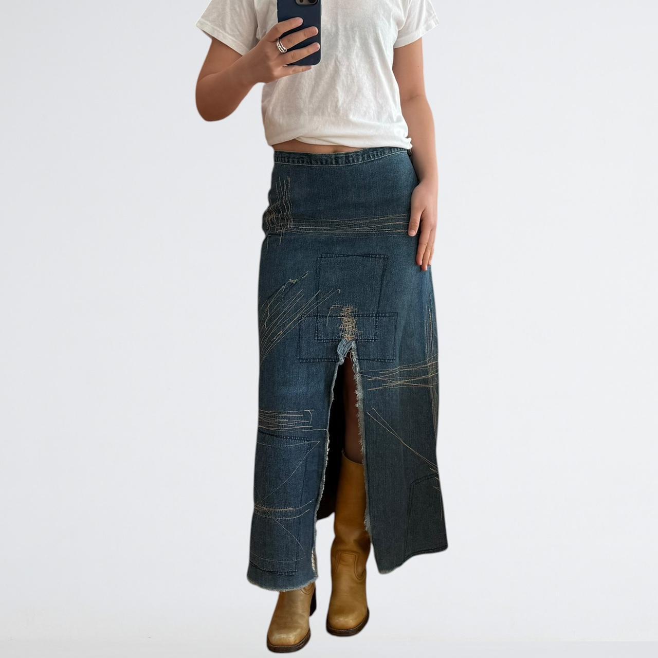 Hysteric Glamour Denim Maxi Skirt