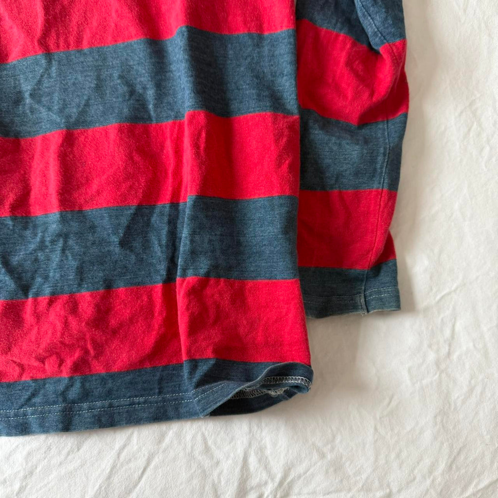45rpm Red & Blue Striped Rugby Shirt