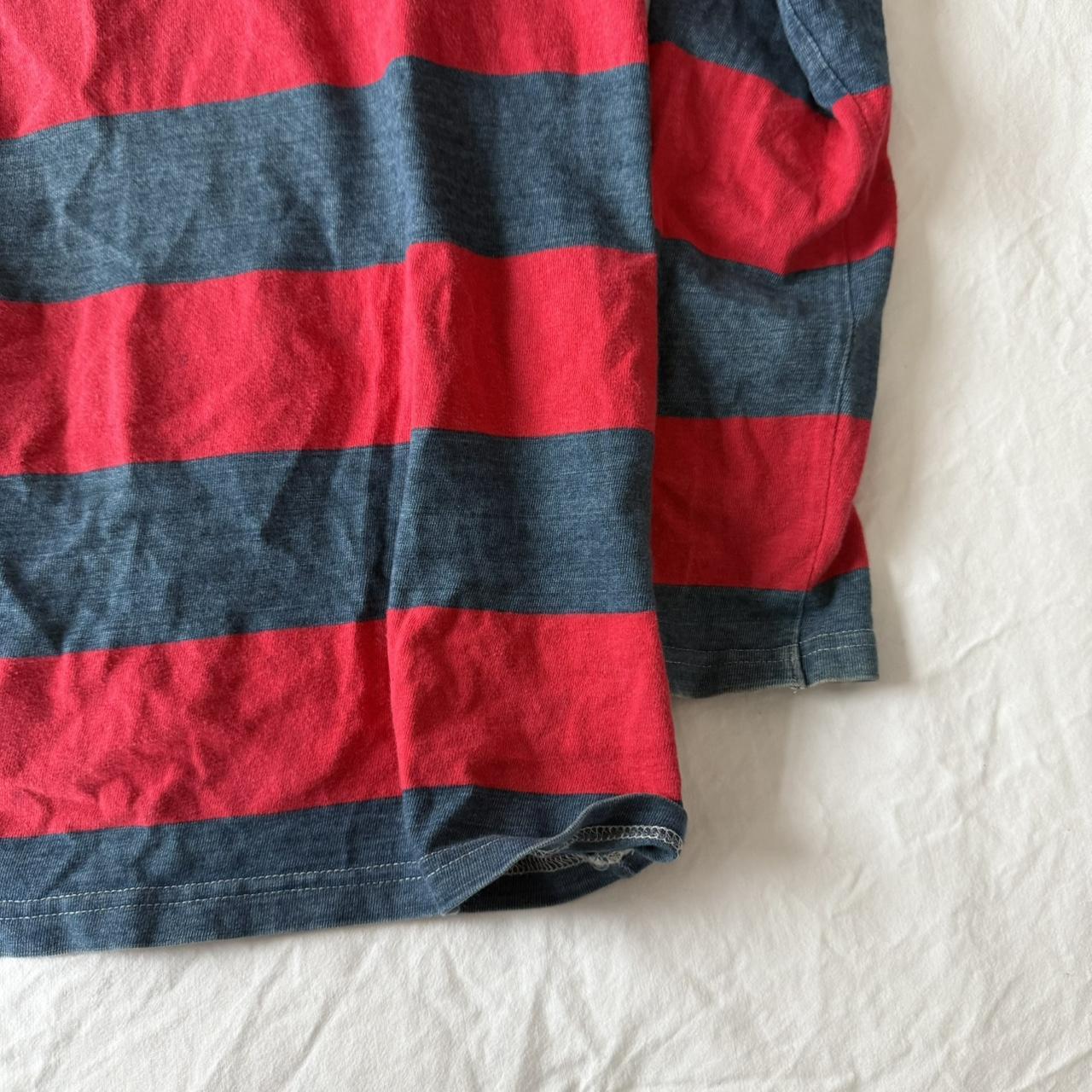45rpm Red & Blue Striped Rugby Shirt