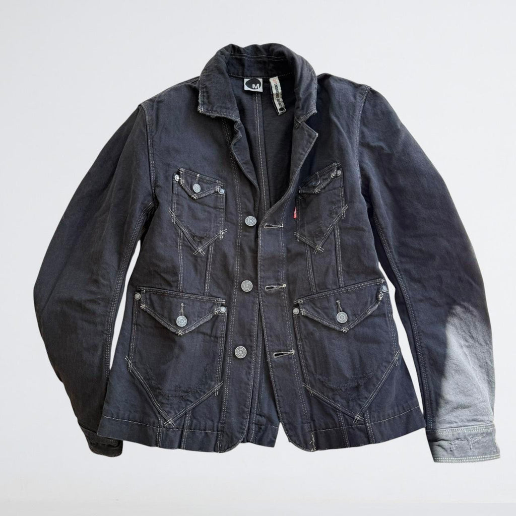 Levi's Engineered Jeans Black Denim Jacket