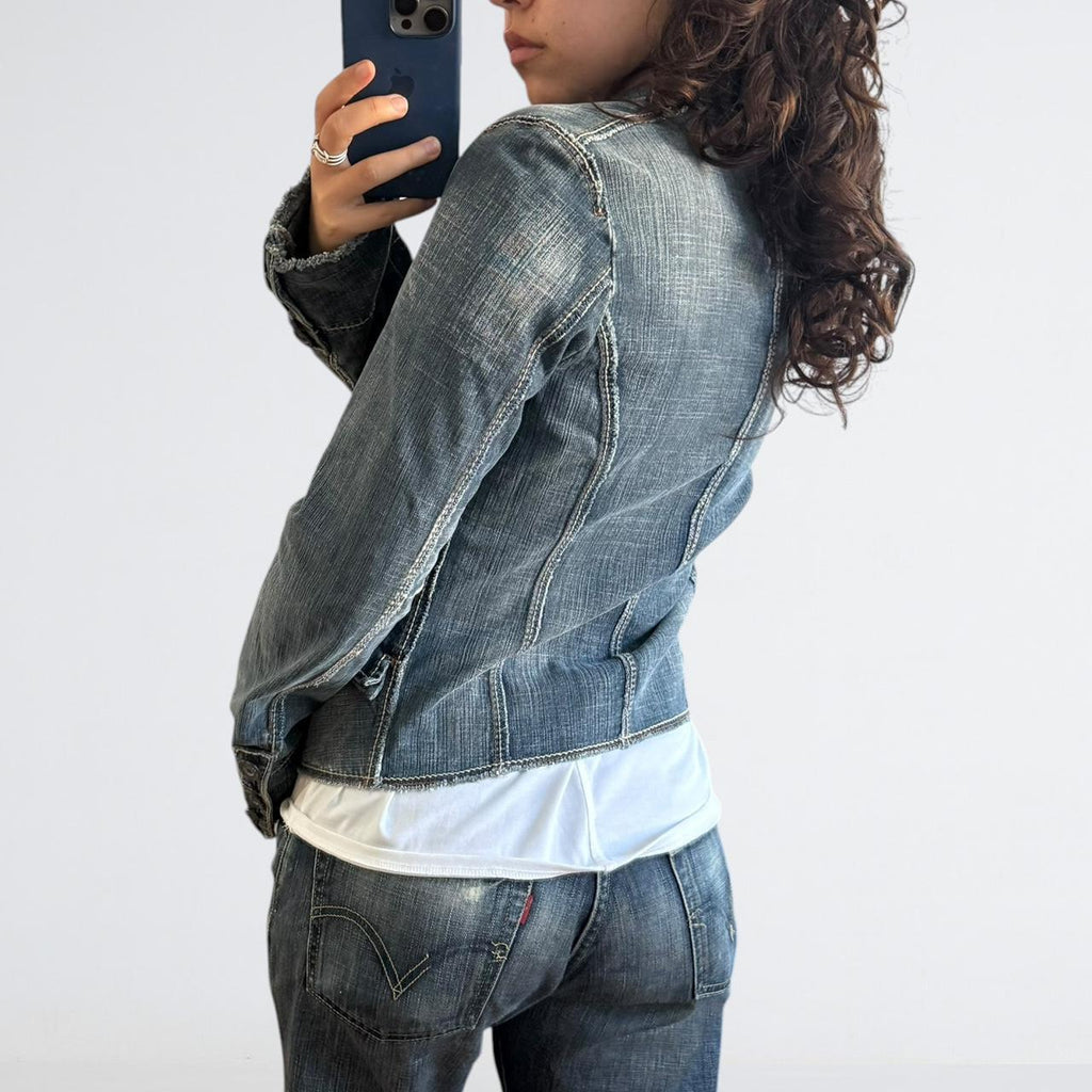 Marithé + François Girbaud 90s Denim Blazer