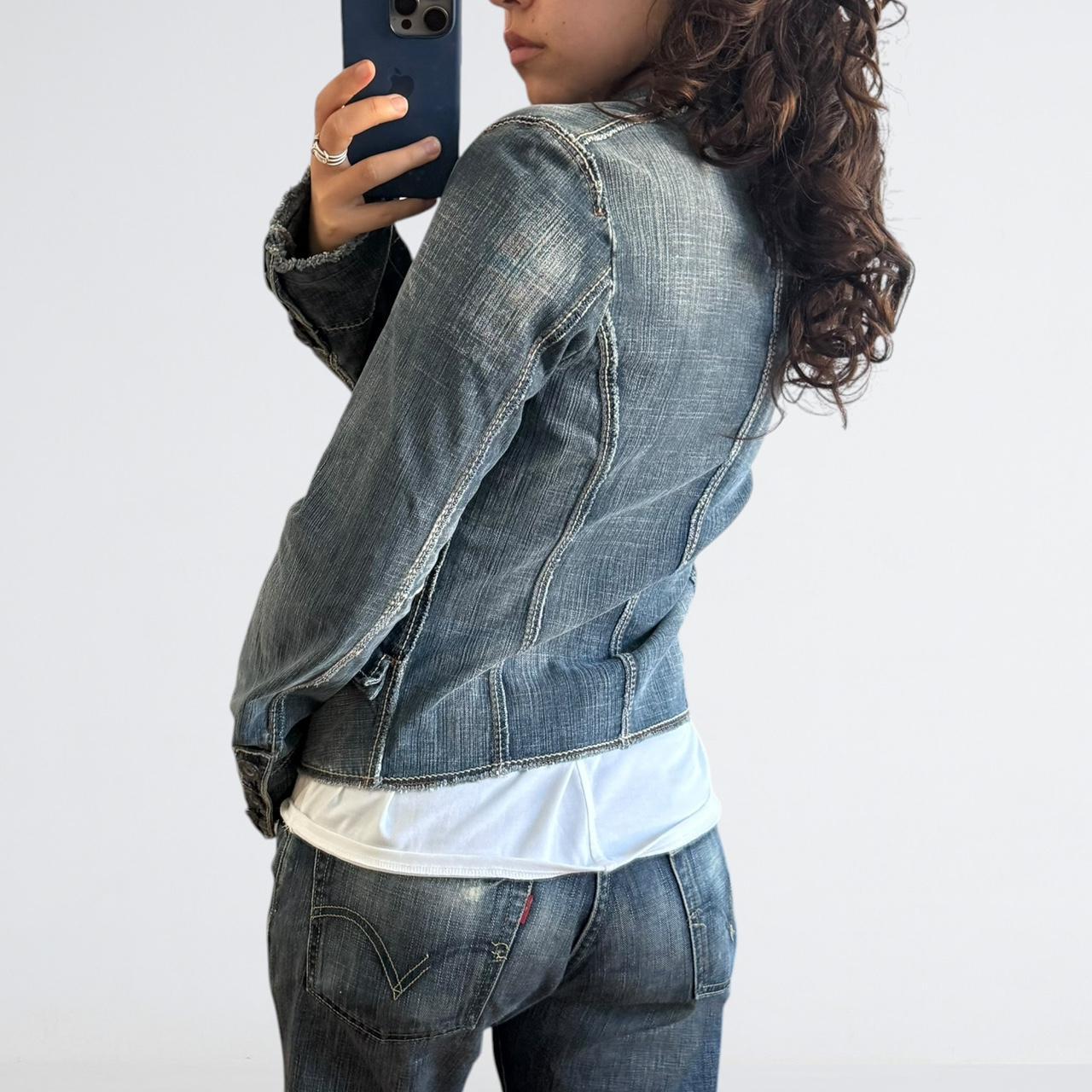 Marithé + François Girbaud 90s Denim Blazer