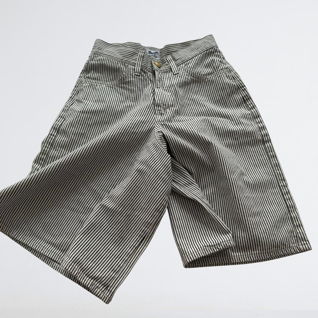 Wrangler Hickory Stripe Denim Shorts