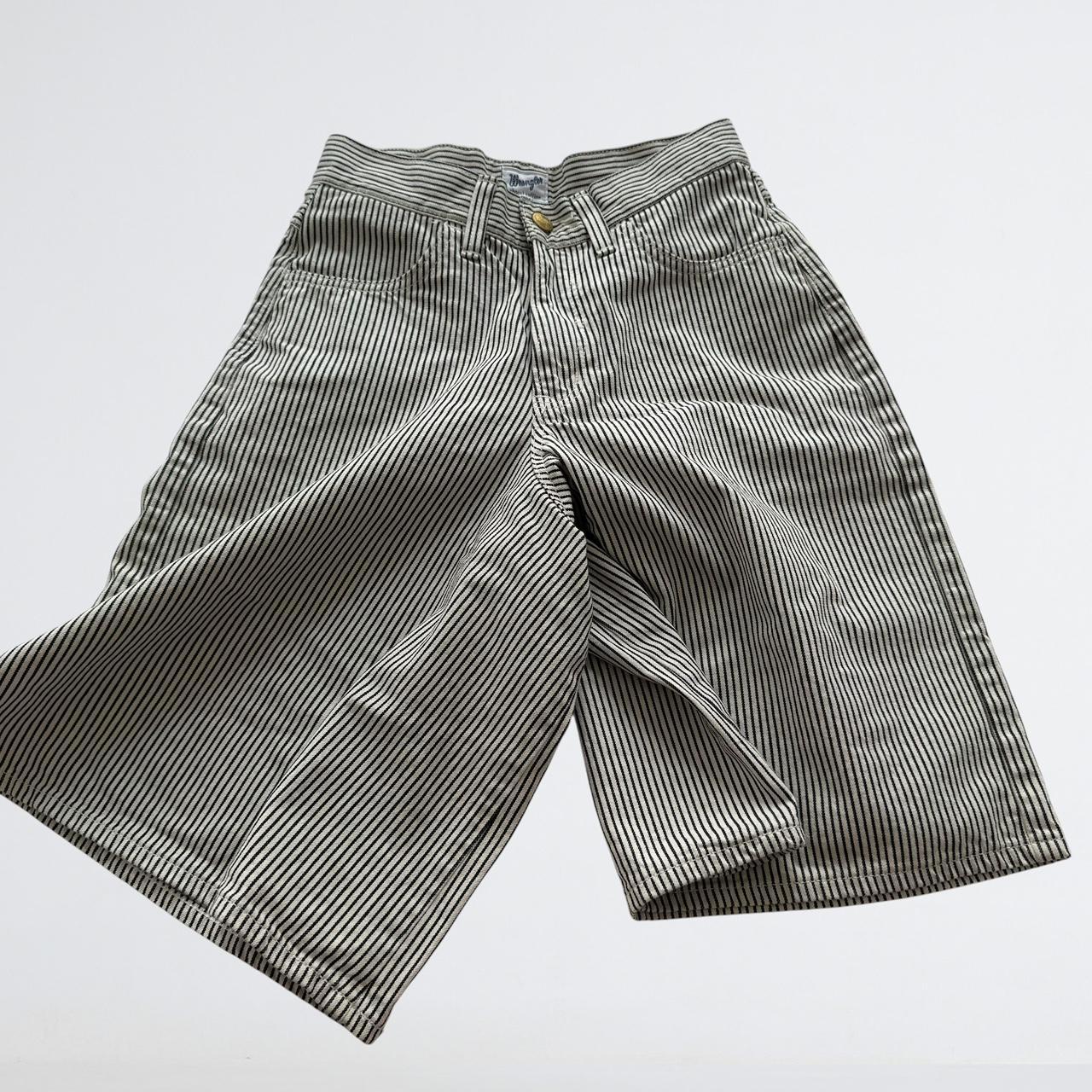 Wrangler Hickory Stripe Denim Shorts
