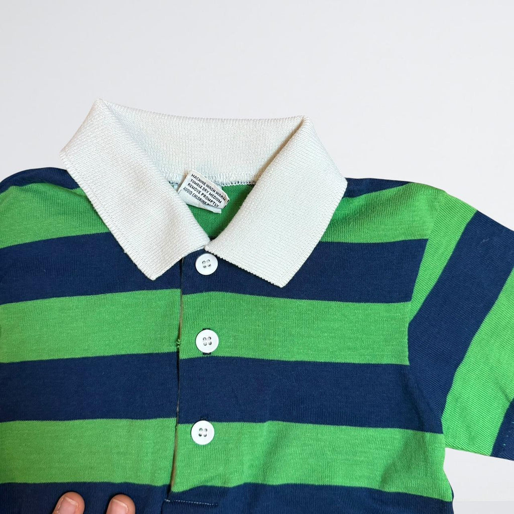 Vintage Striped Rugby Polo Kids Size 8