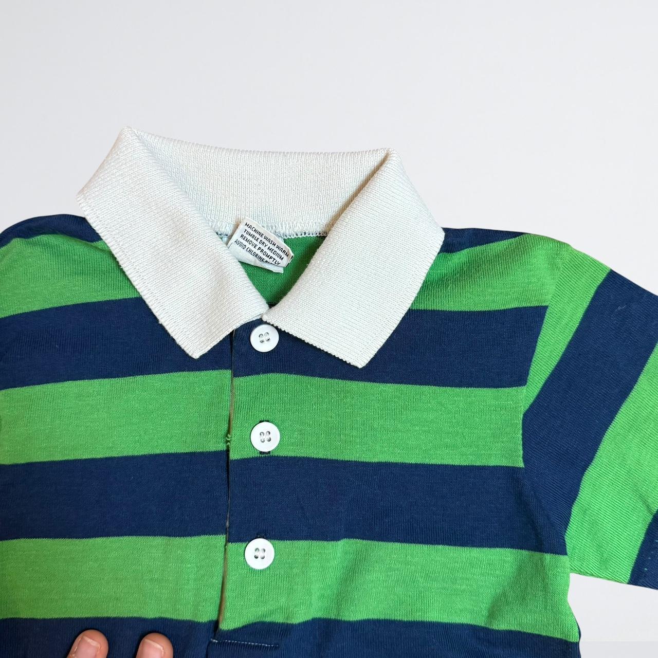 Vintage Striped Rugby Polo Kids Size 8