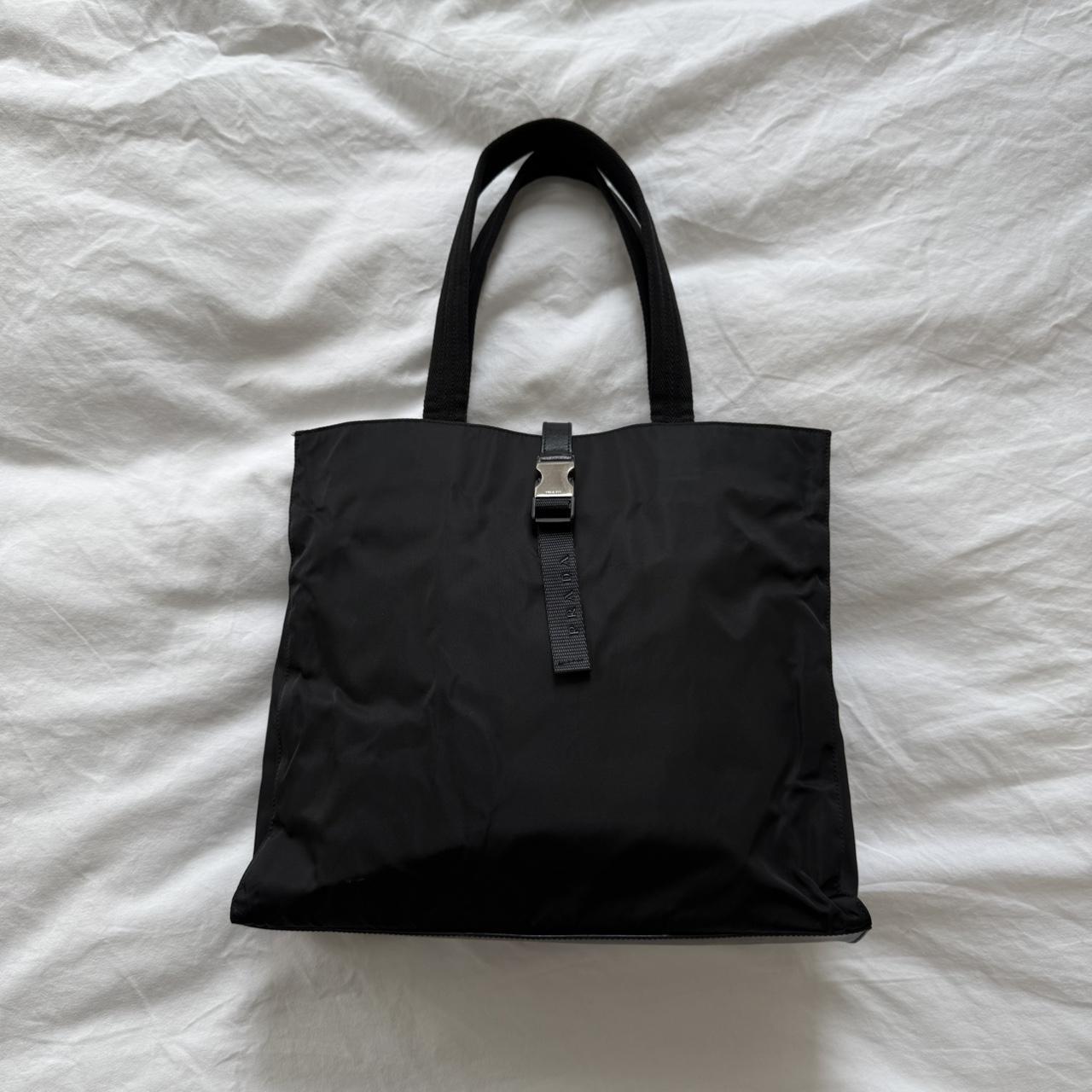 Prada Tessuto Black Nylon Tote Bag