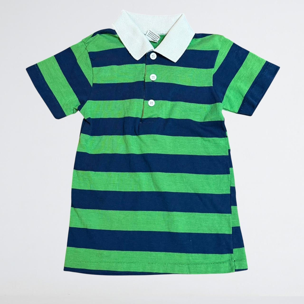 Vintage Striped Rugby Polo Kids Size 8