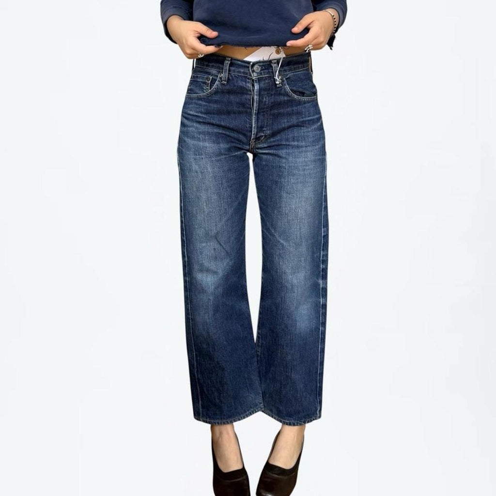 Levi's 1990s Japanese Big E Selvedge Jeans, Whiskered Wash (27 x 26)