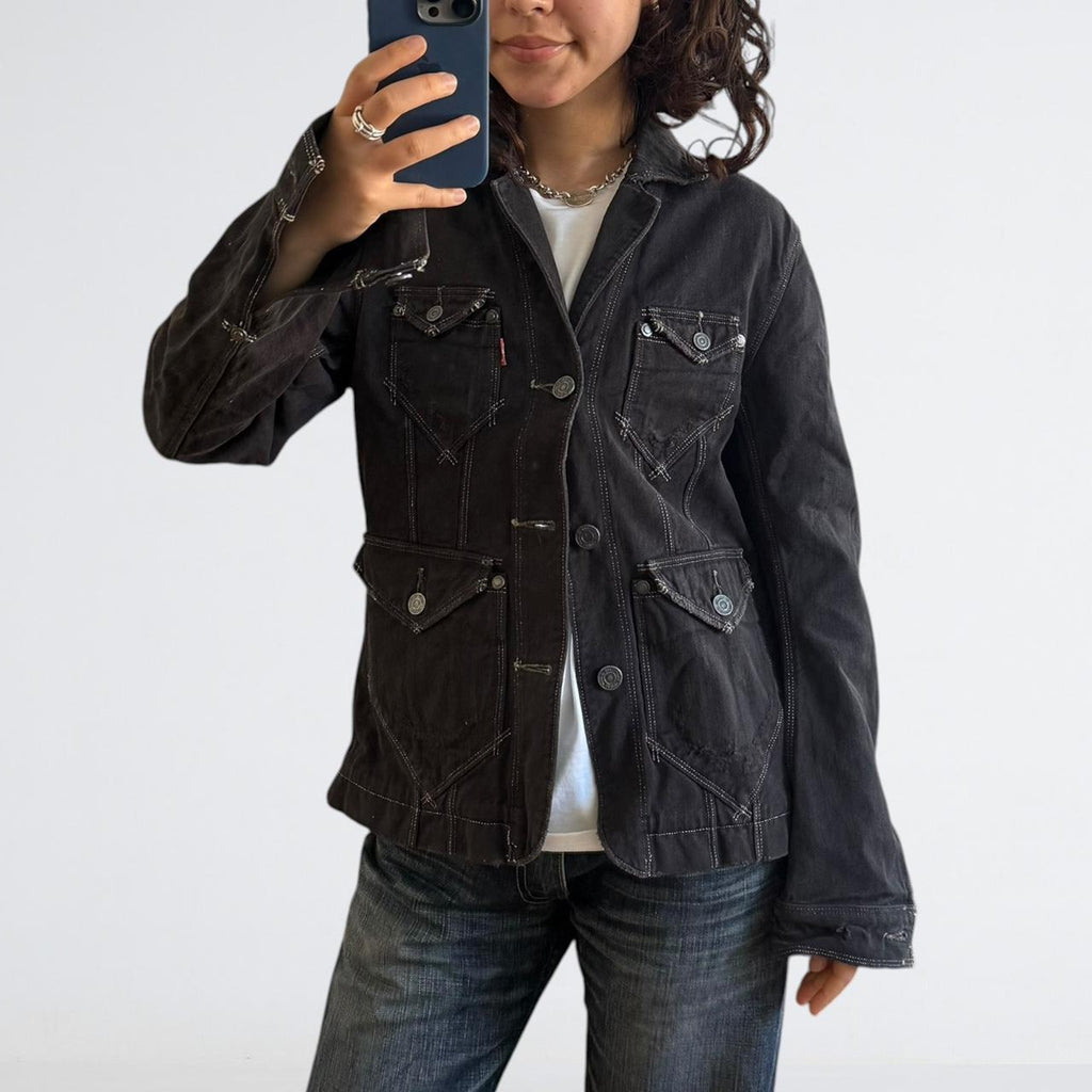 Levi's Engineered Jeans Black Denim Jacket