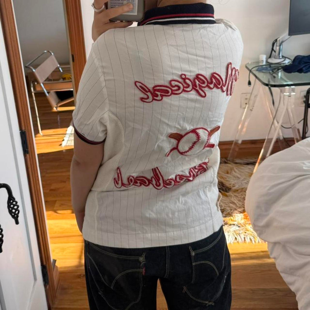Dolce & Gabbana Y2K Baseball Polo Shirt