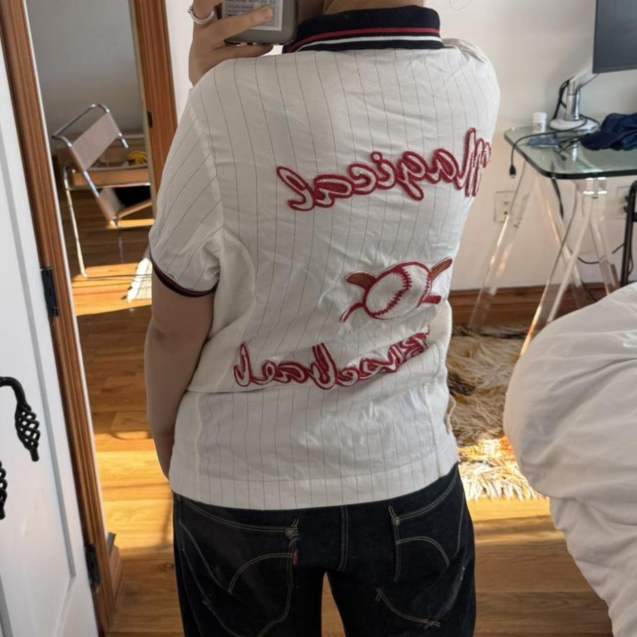 Dolce & Gabbana Y2K Baseball Polo Shirt