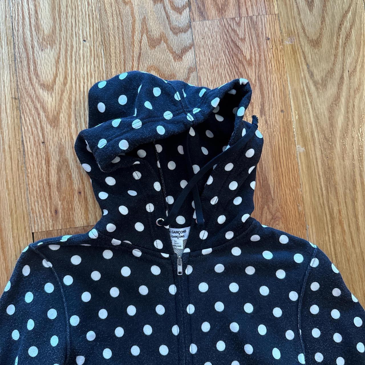 Comme des Garçons Polka Dot Zip-Up Hoodie