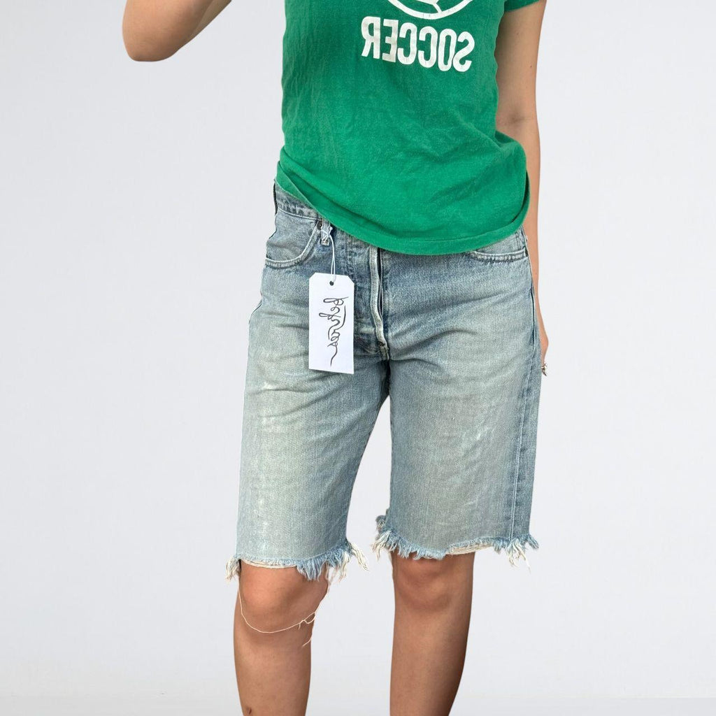 Levi's 702 Selvedge Buckle-Back Shorts