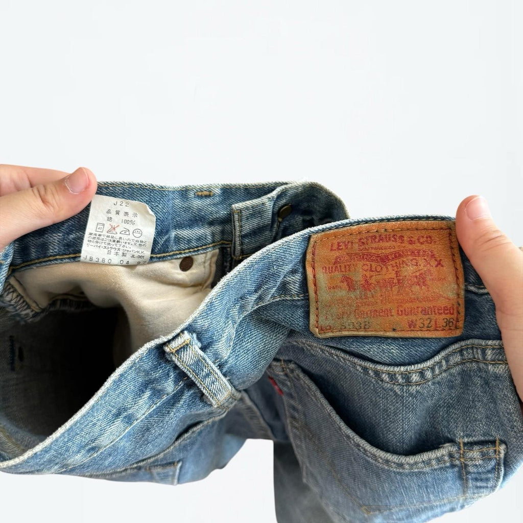 Levi's 1997 Japanese Big E Selvedge Distressed Jeans (30 x 27)