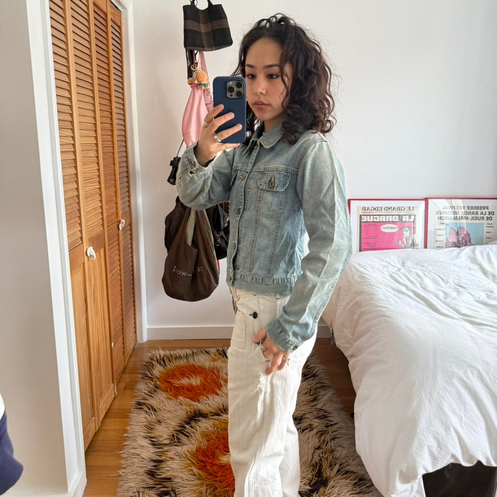 Chime by Betty Smith Light Wash Denim Jacket