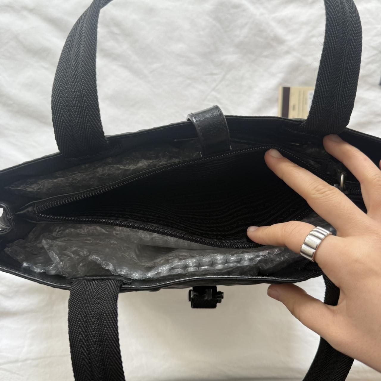 Prada Tessuto Black Nylon Tote Bag