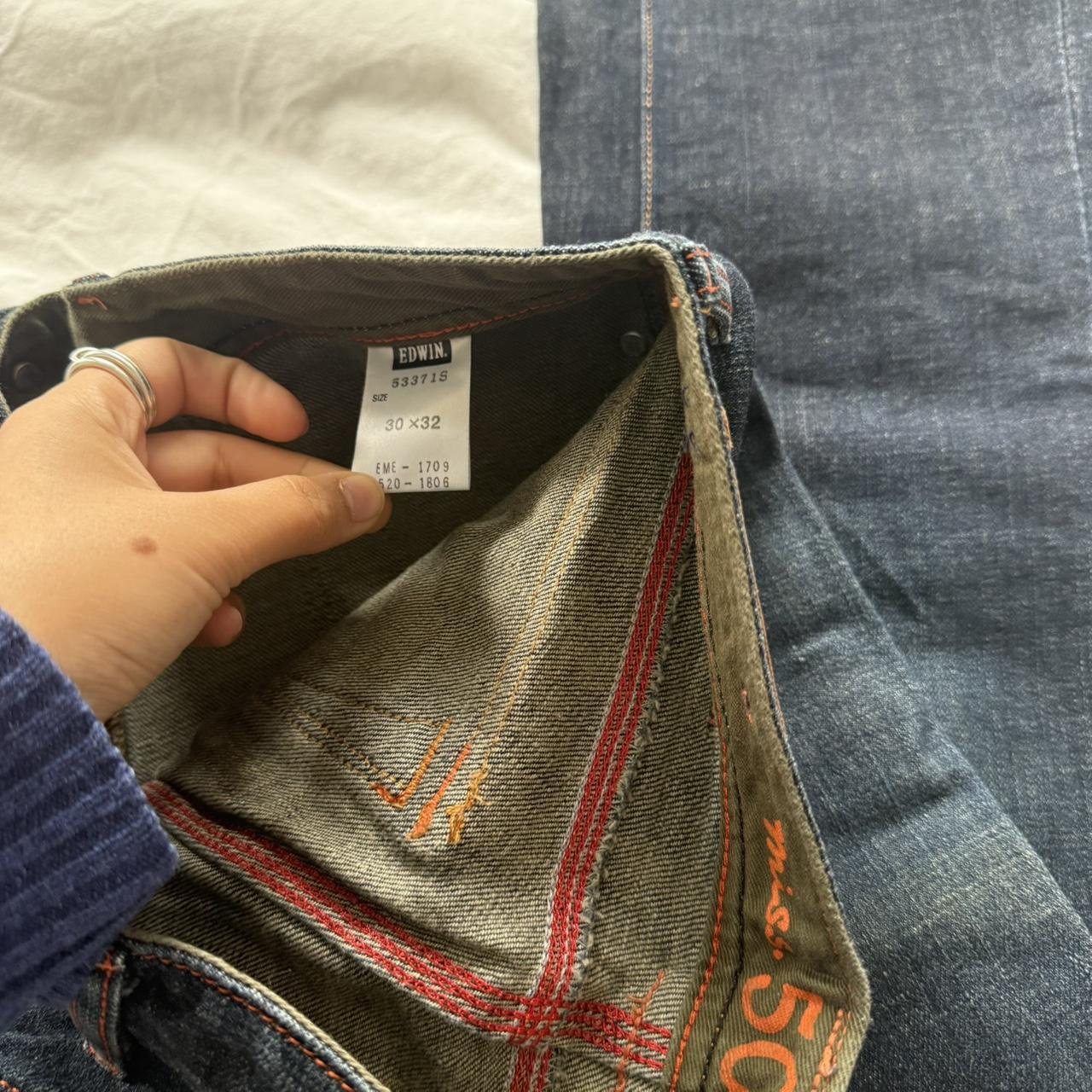 Edwin 503 Dark Indigo Flare Jeans