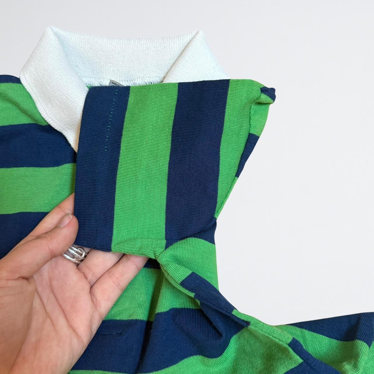 Vintage Striped Rugby Polo Kids Size 8