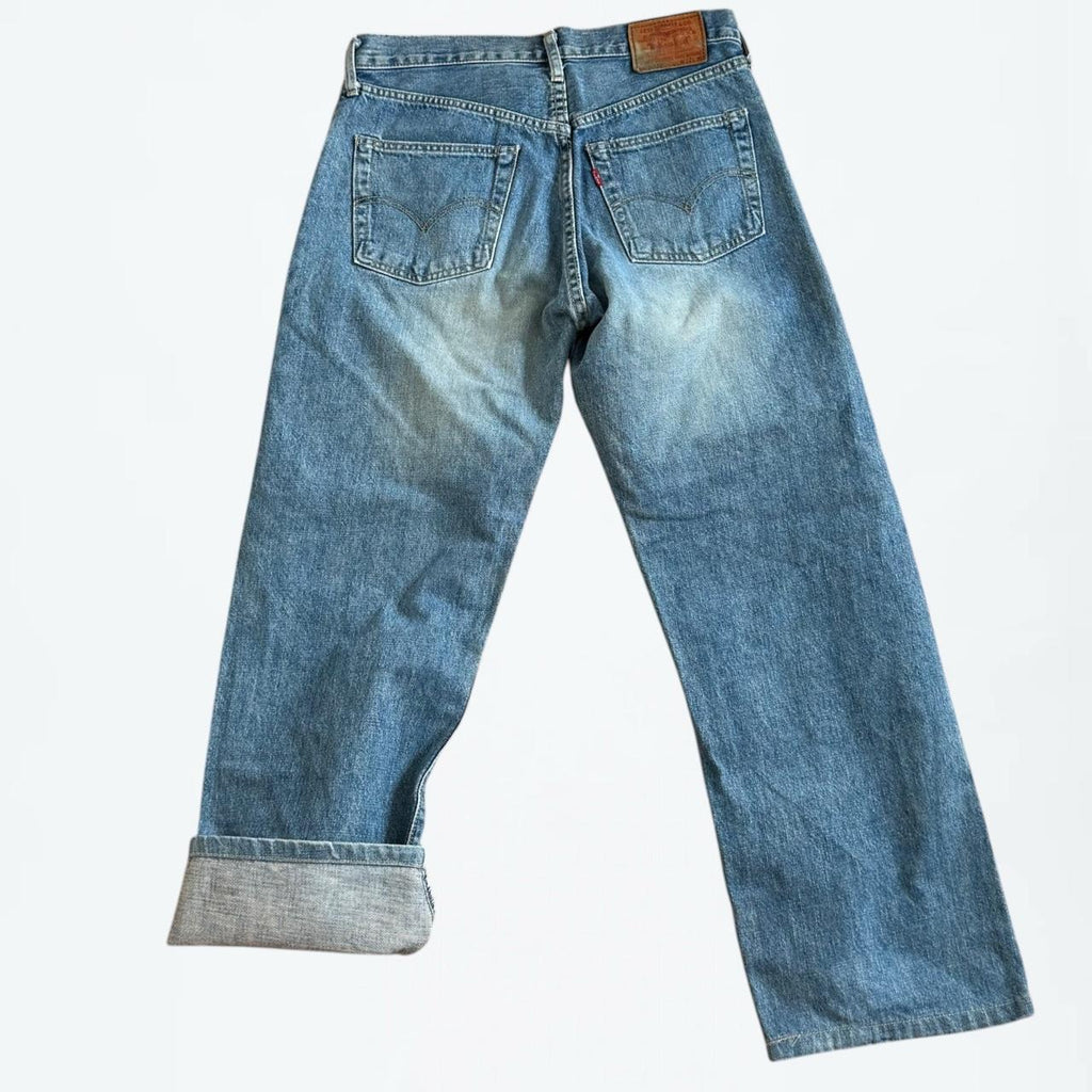 Levi's 1997 Japanese Big E Selvedge Distressed Jeans (30 x 27)