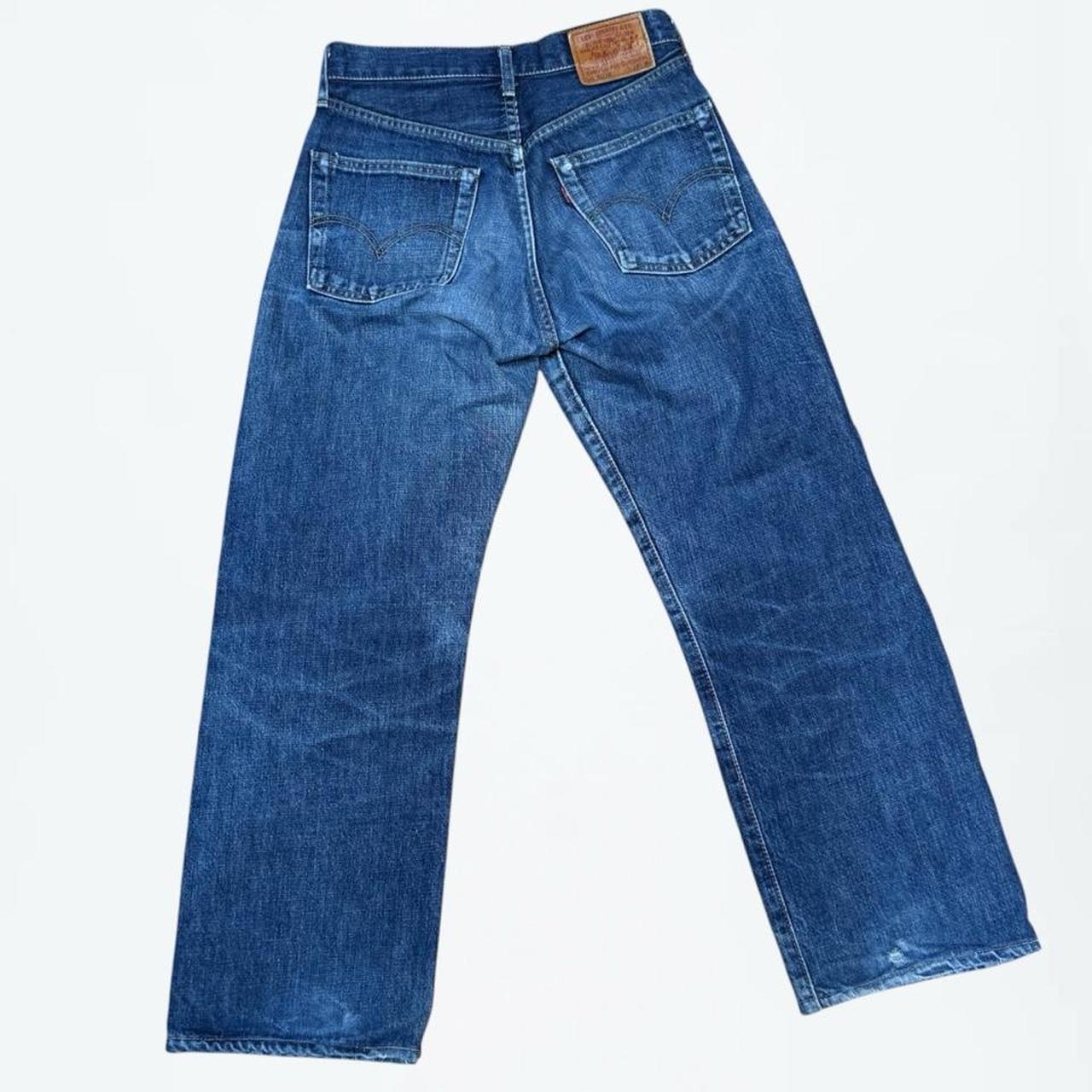 Levi's 1990s Japanese Big E Selvedge Jeans, Whiskered Wash (27 x 26)