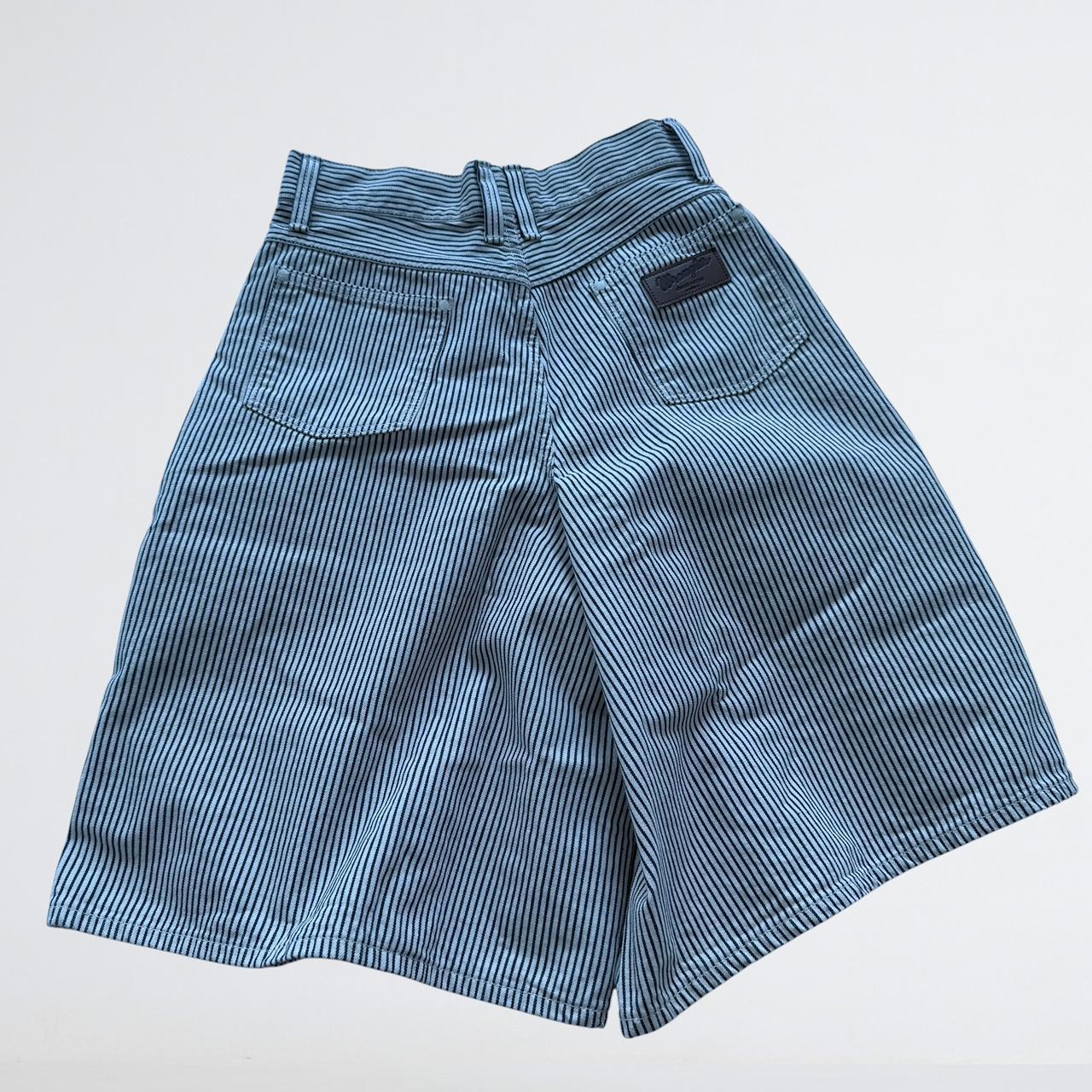 Wrangler Hickory Stripe Denim Shorts