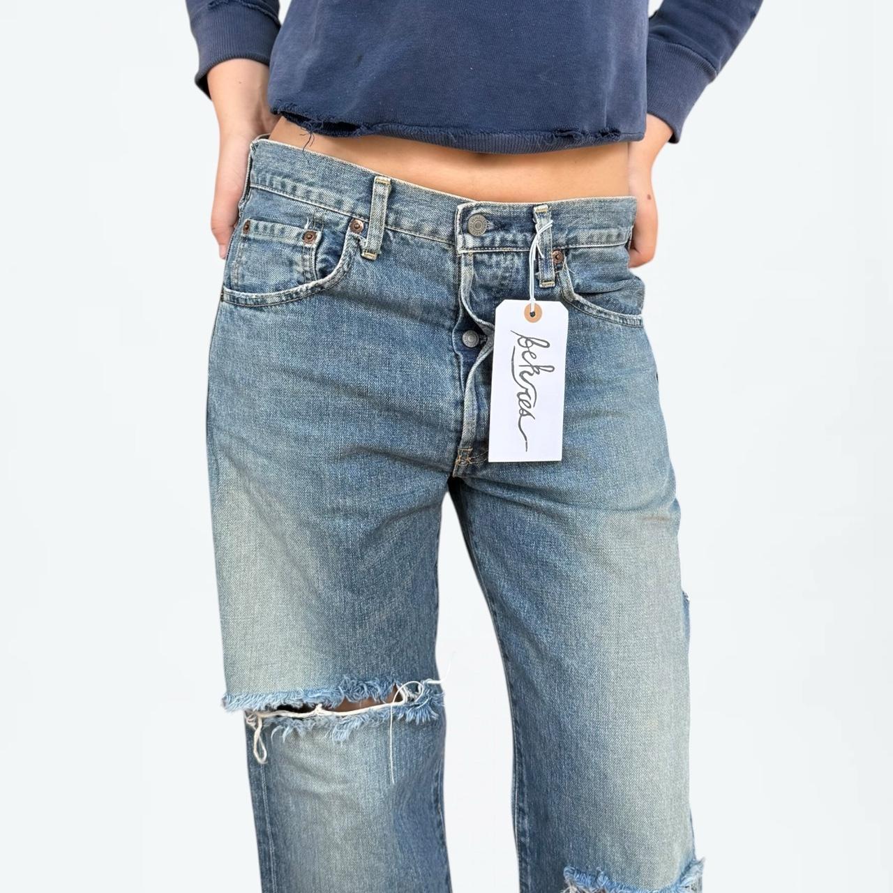 Levi's 1997 Japanese Big E Selvedge Distressed Jeans (30 x 27)