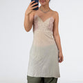 Vintage Cream Lace Slip Dress