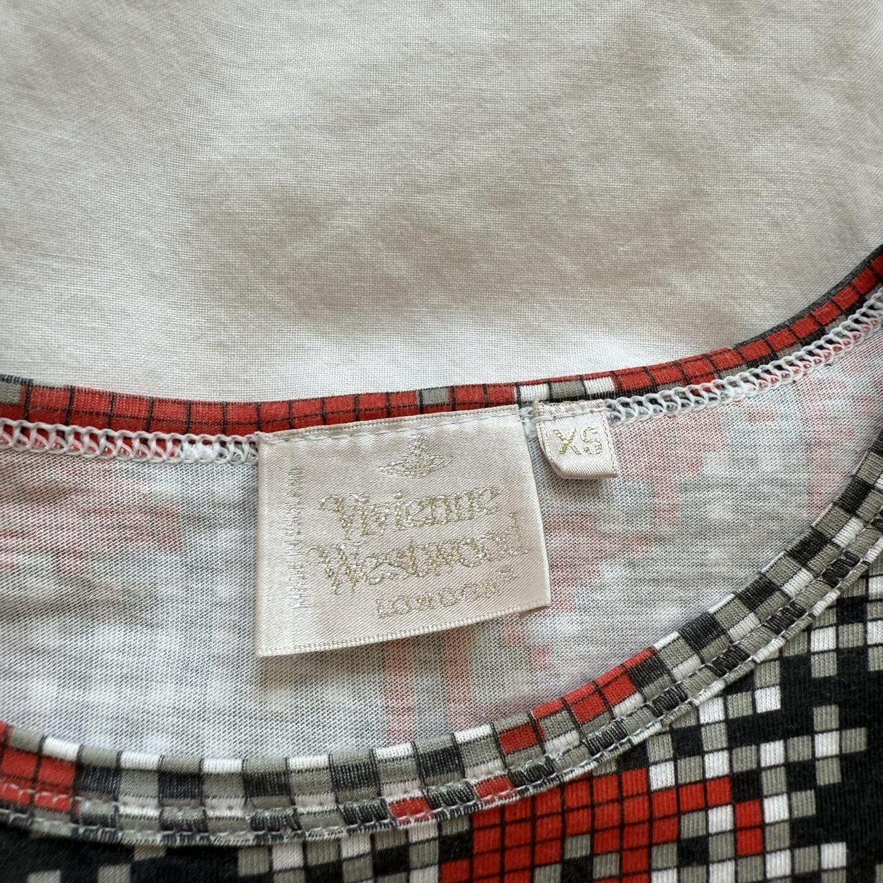 Vivienne Westwood SS1997 Pixel Print Baby Tee