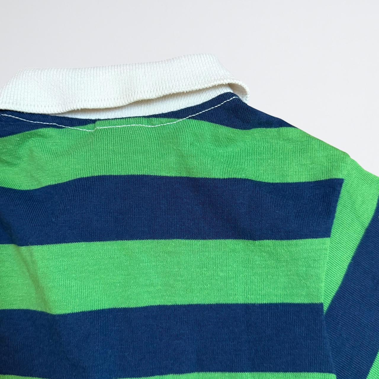 Vintage Striped Rugby Polo Kids Size 8