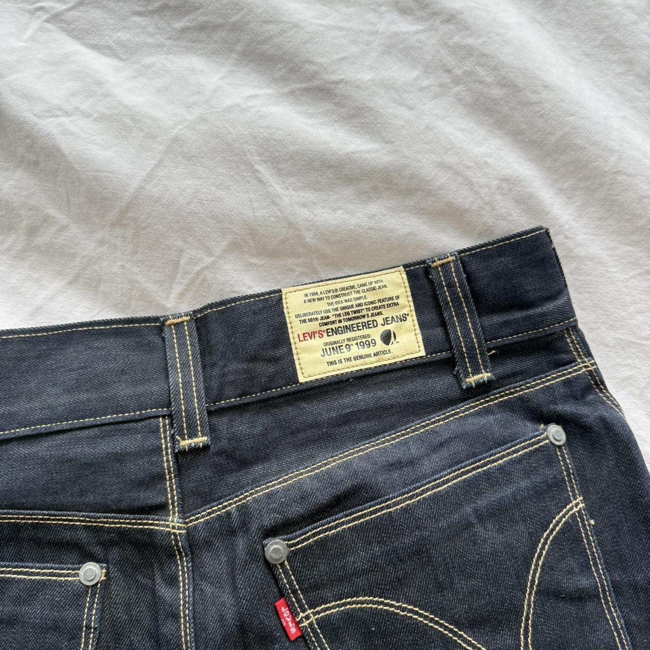Levi's Engineered Jeans Dark Indigo Denim Mini Skirt