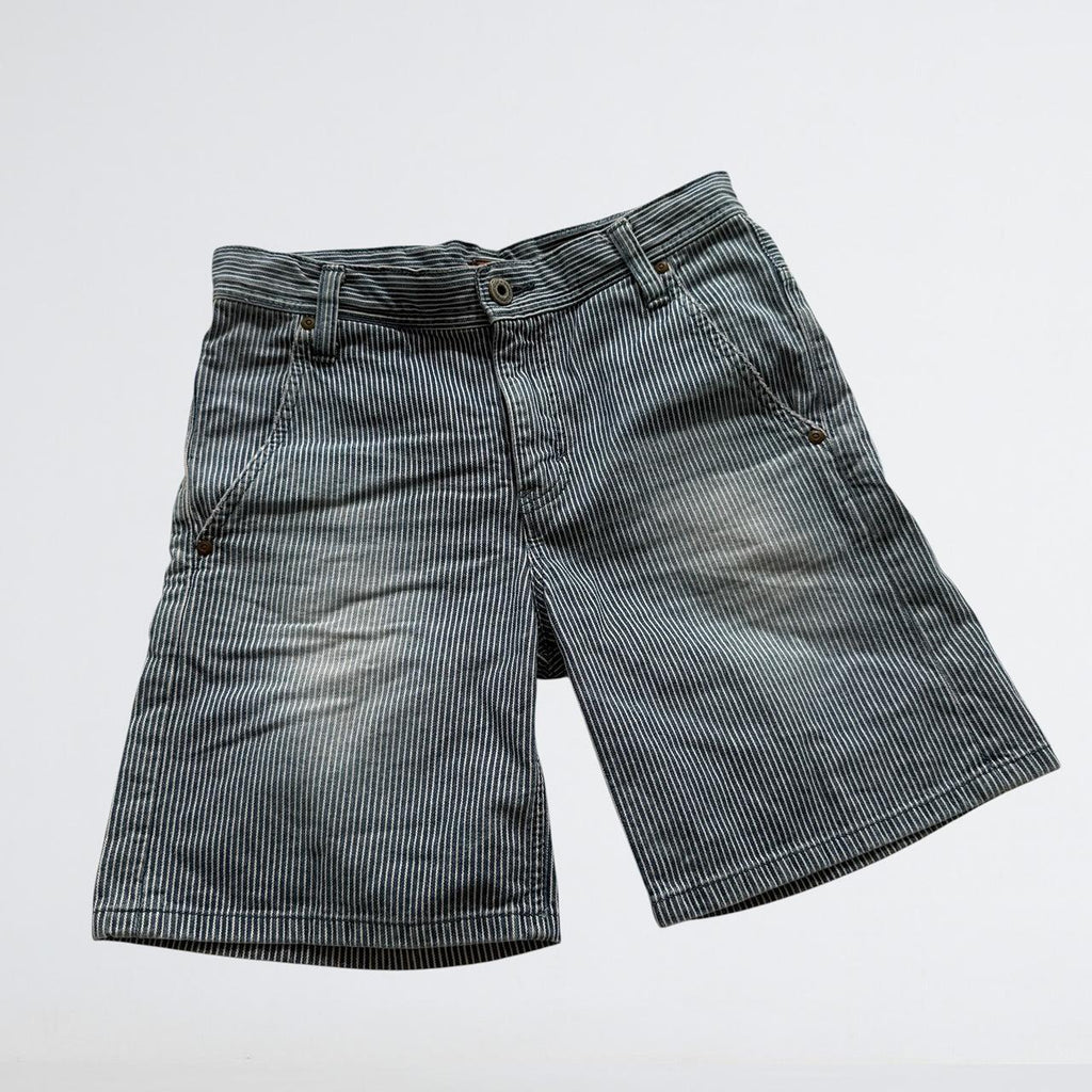 Lee Union Made Hickory Stripe Denim Shorts