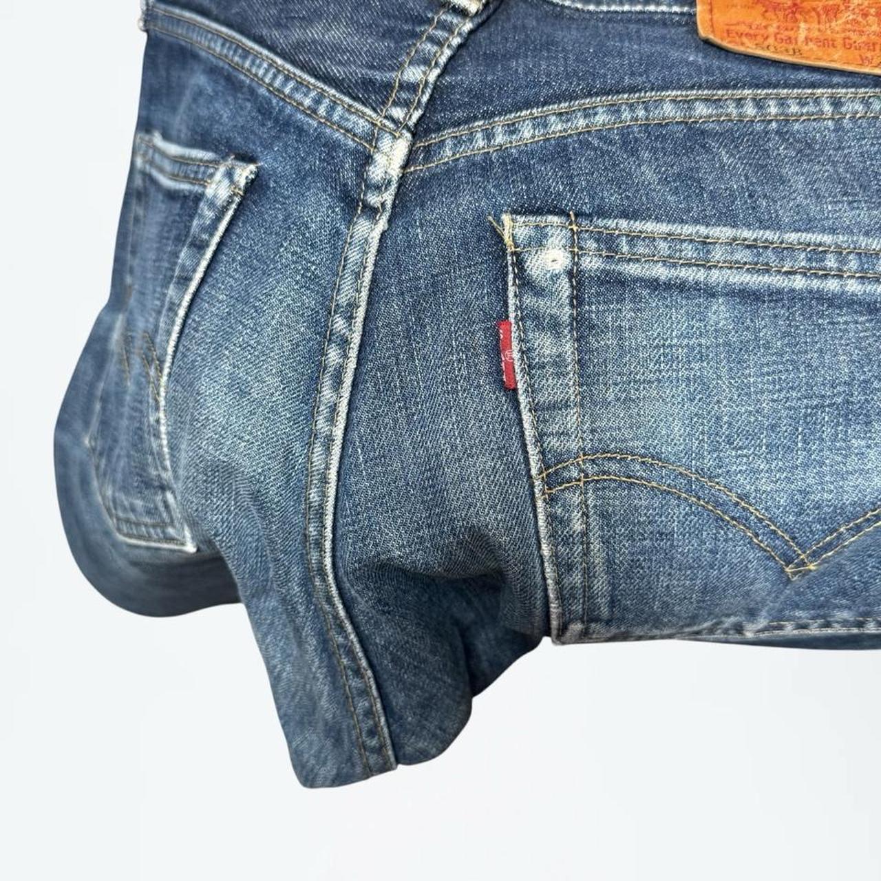 Levi's 1990s Japanese Big E Selvedge Jeans, Whiskered Wash (27 x 26)