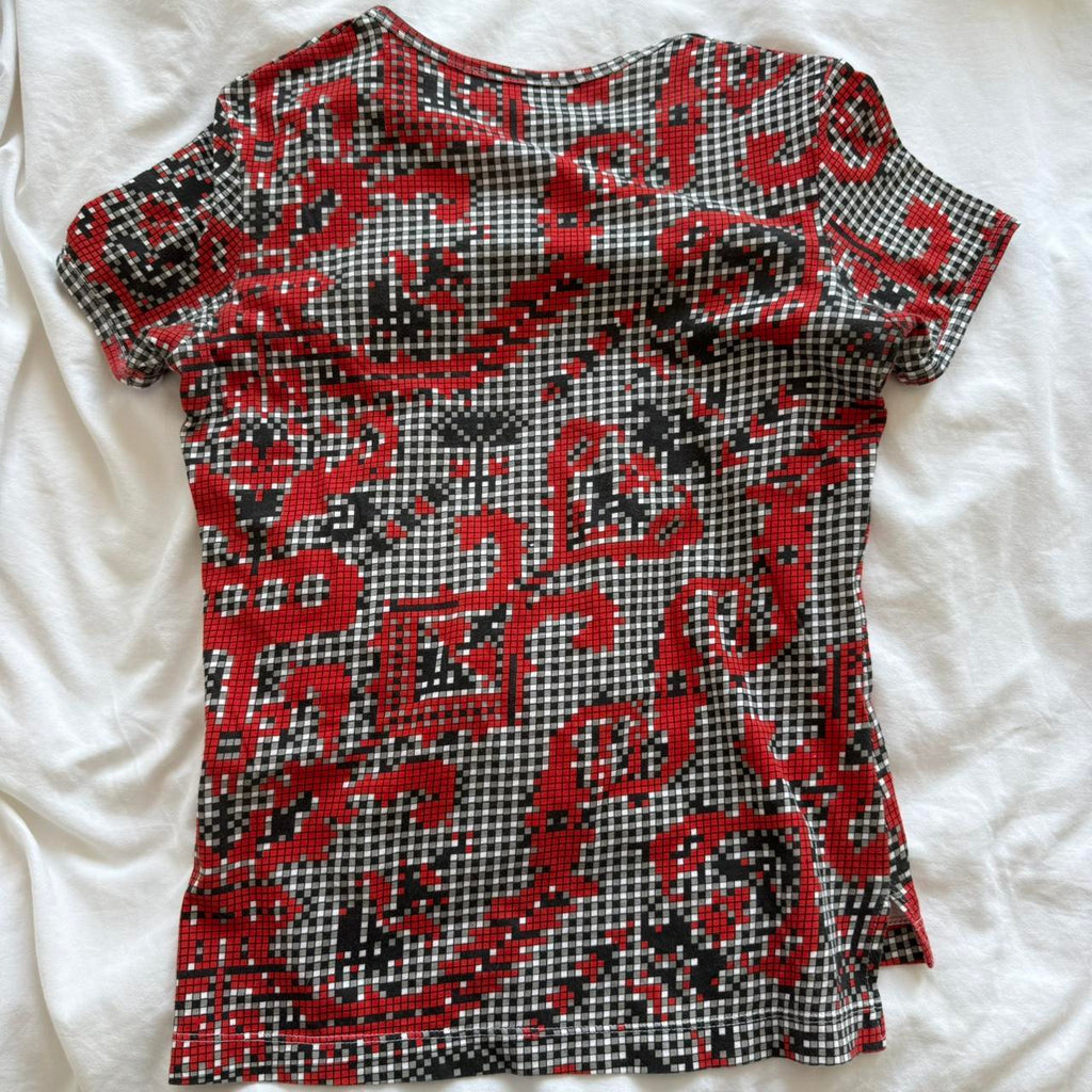 Vivienne Westwood SS1997 Pixel Print Baby Tee