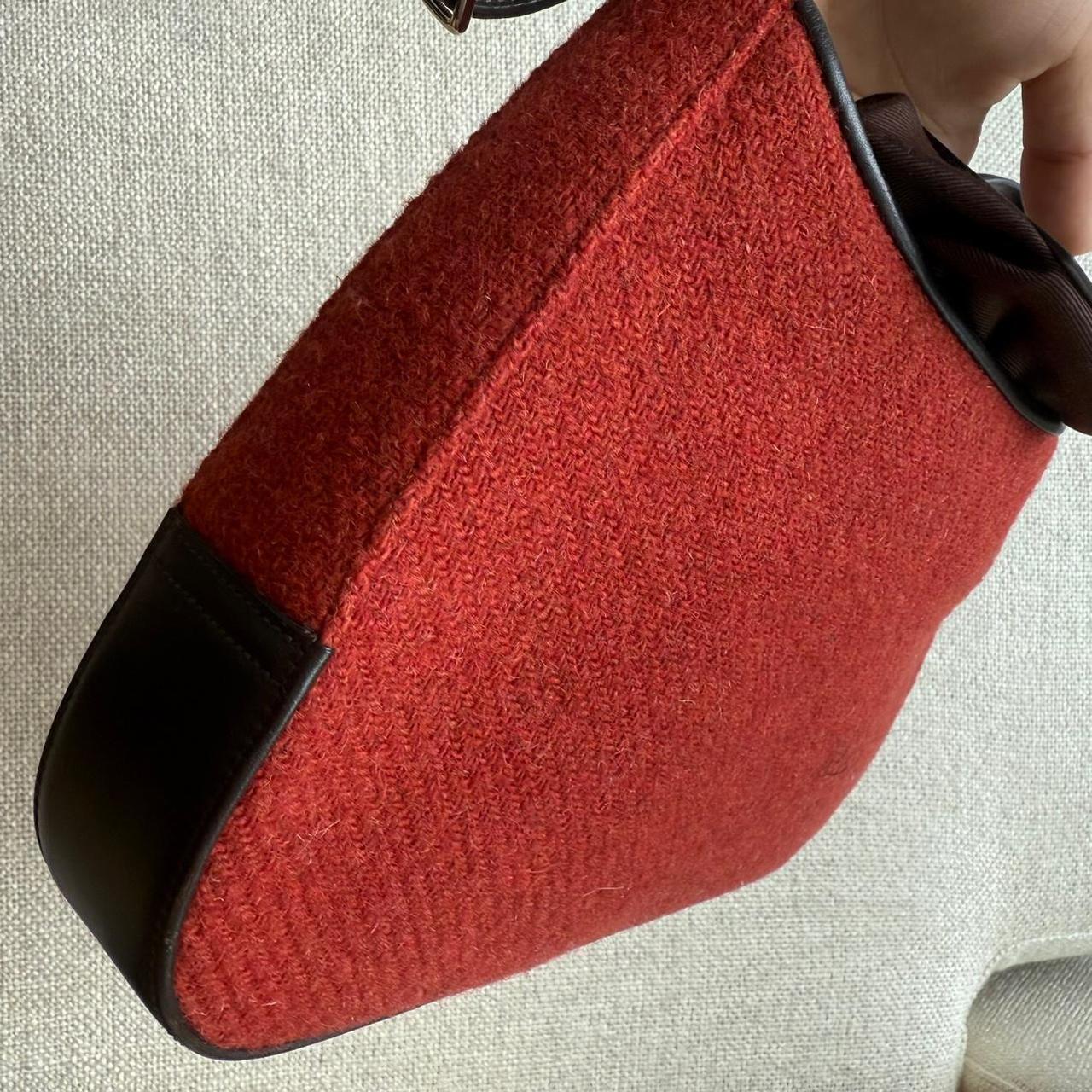 Coach Vintage Red Tweed Shoulder Bag