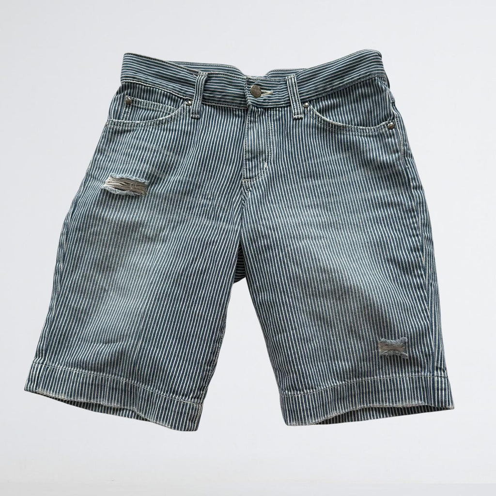 Wrangler Hickory Stripe Denim Bermuda Shorts