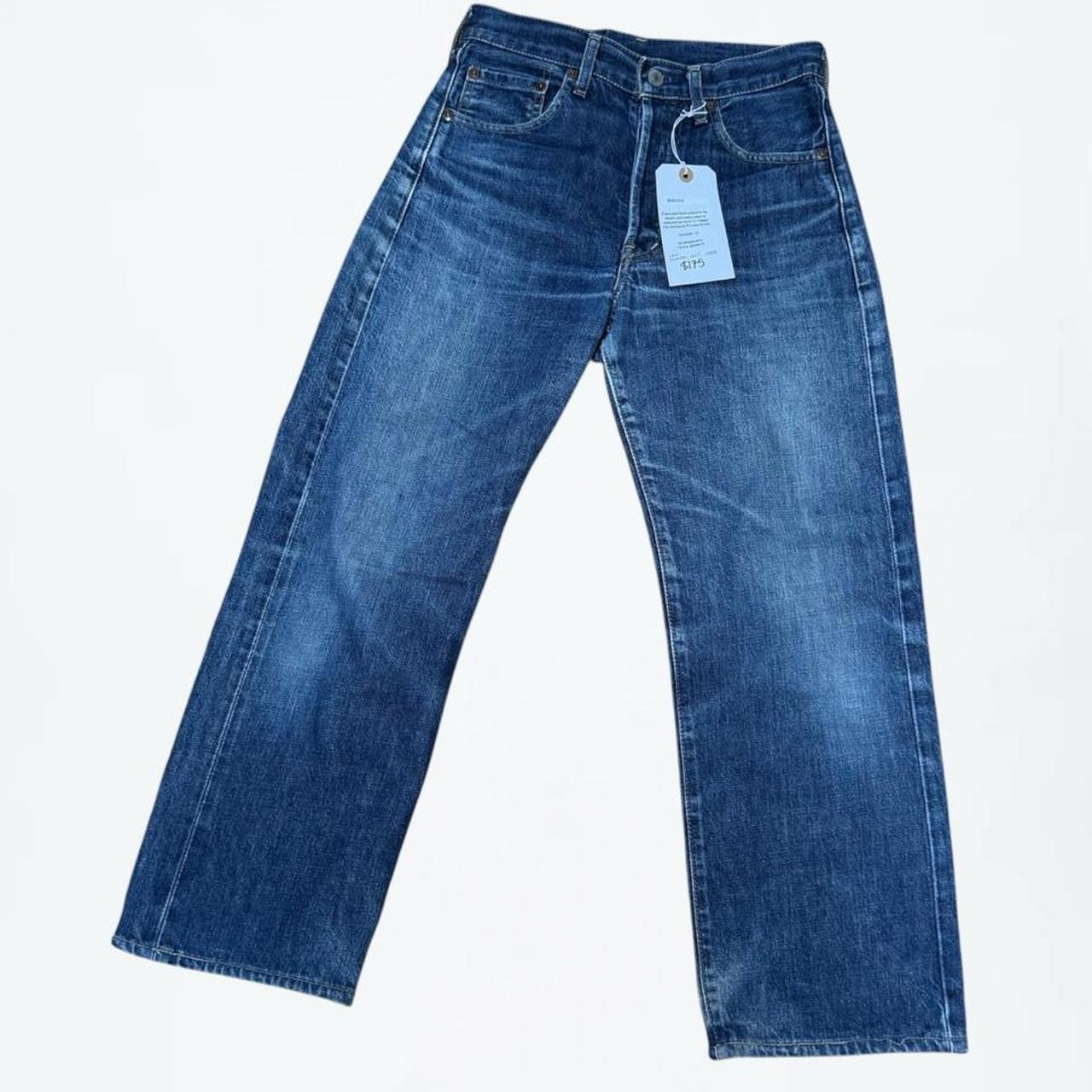 Levi's 1990s Japanese Big E Selvedge Jeans, Whiskered Wash (27 x 26)