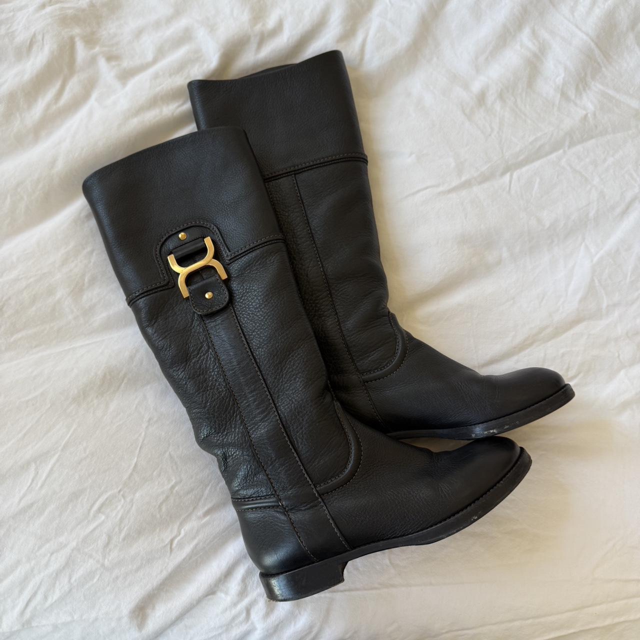 Chloé Phoebe Philo Era Black Leather Riding Boots